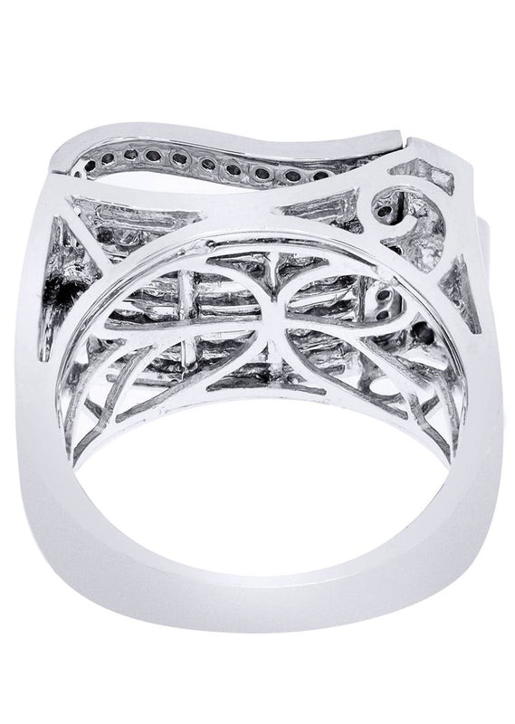 White Gold Mens Diamond Ring| 1.32 Carats| 14.04 Grams