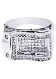 White Gold Mens Diamond Ring| 1.32 Carats| 14.04 Grams