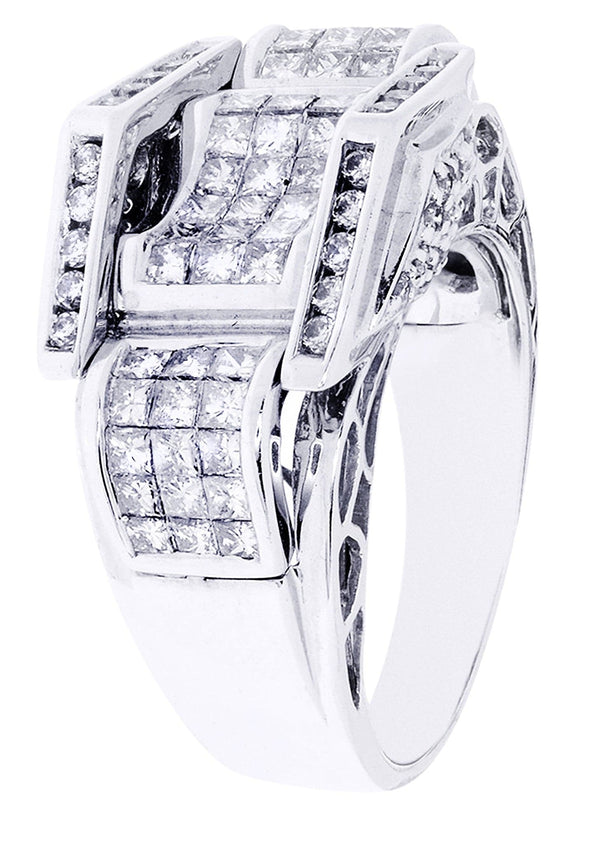 White Gold Mens Diamond Ring| 2.16 Carats| 11.15 Grams