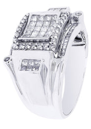 White Gold Mens Diamond Ring| 1.33 Carats| 12.39 Grams