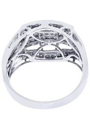 White Gold Mens Diamond Ring| 1.27 Carats| 7.71 Grams