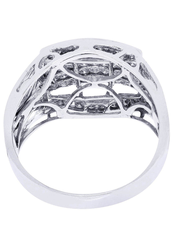 White Gold Mens Diamond Ring| 1.27 Carats| 7.71 Grams