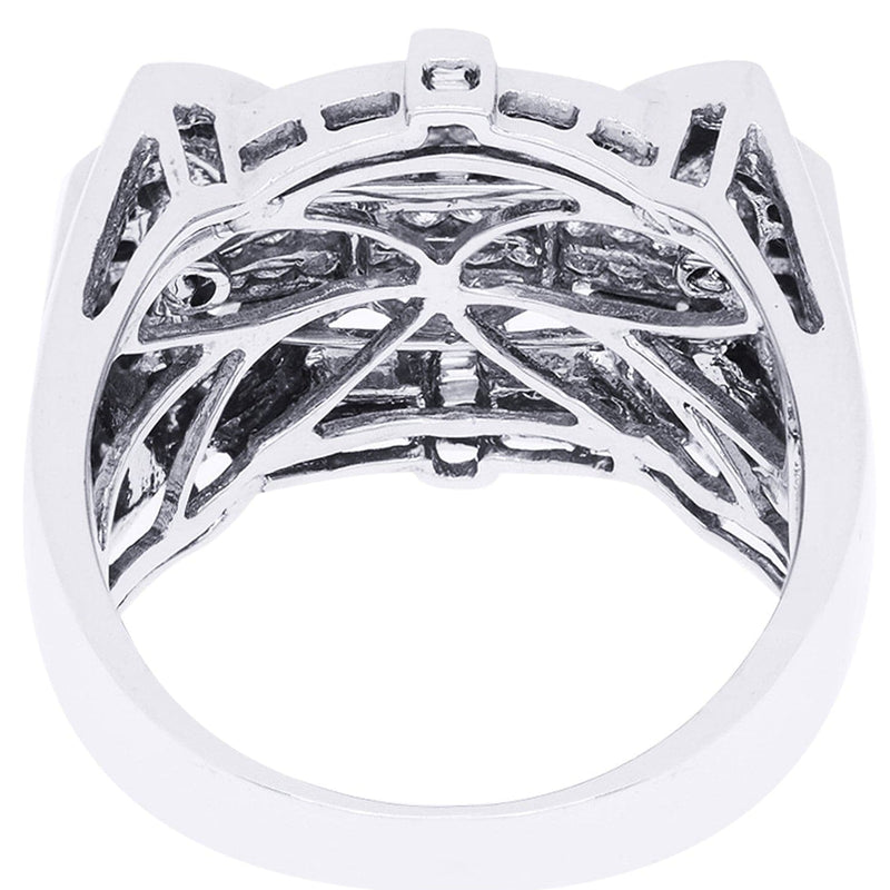 White Gold Mens Diamond Ring| 1.25 Carats| 13.86 Grams