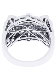 White Gold Mens Diamond Ring| 1.25 Carats| 13.86 Grams