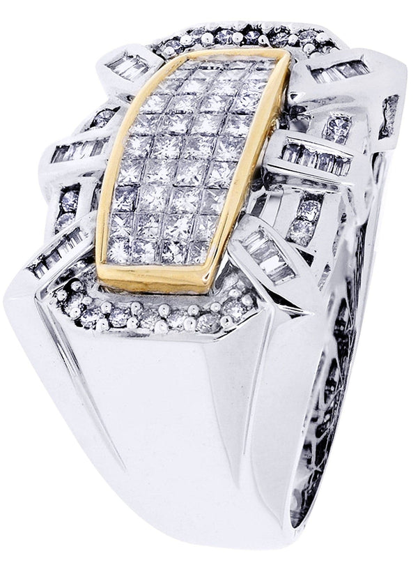 White Gold Mens Diamond Ring| 1.25 Carats| 13.86 Grams