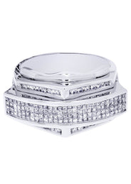 White Gold Mens Diamond Ring| 1.22 Carats| 11.96 Grams