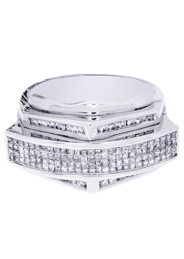 White Gold Mens Diamond Ring| 1.22 Carats| 11.96 Grams