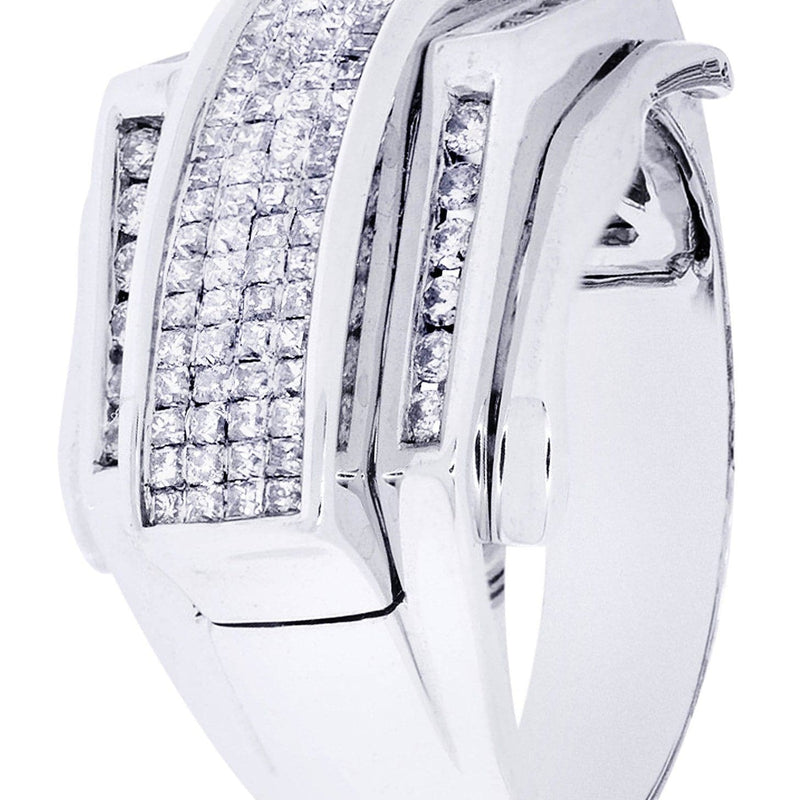 White Gold Mens Diamond Ring| 1.22 Carats| 11.96 Grams