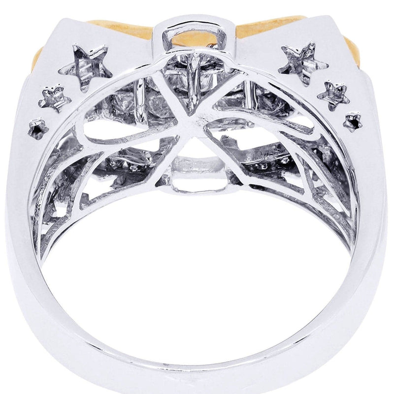 White Gold Mens Diamond Ring| 0.35 Carats| 10.29 Grams