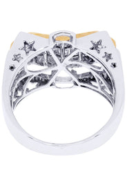 White Gold Mens Diamond Ring| 0.35 Carats| 10.29 Grams