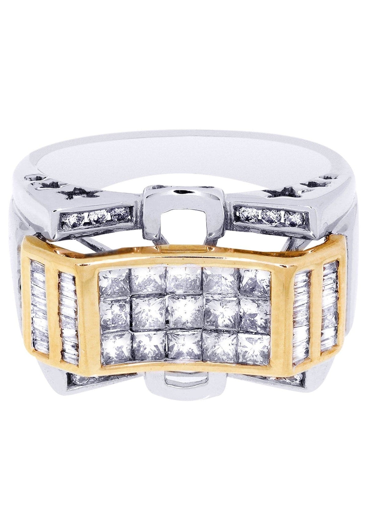 White Gold Mens Diamond Ring| 0.35 Carats| 10.29 Grams
