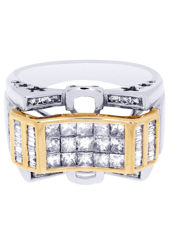 White Gold Mens Diamond Ring| 0.35 Carats| 10.29 Grams