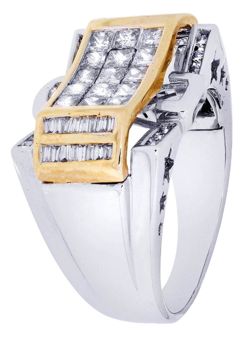 White Gold Mens Diamond Ring| 0.35 Carats| 10.29 Grams
