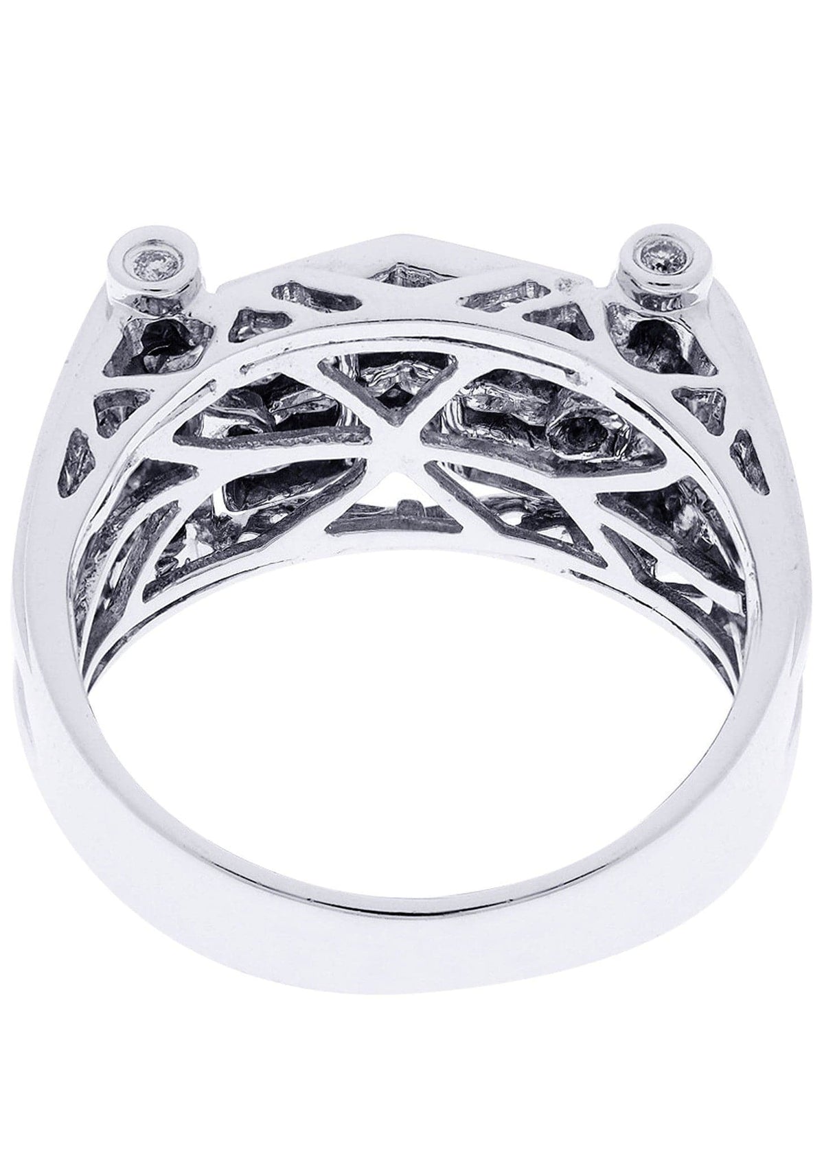 White Gold Mens Diamond Ring| 1.29 Carats| 9.52 Grams