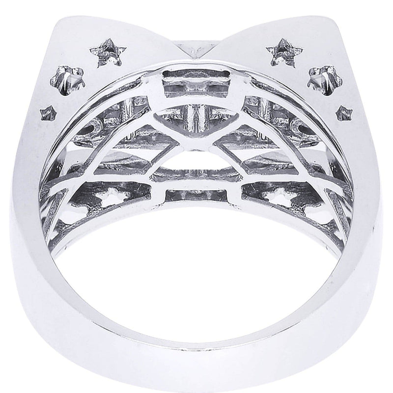 White Gold Mens Diamond Ring| 1.19 Carats| 12.19 Grams
