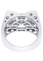 White Gold Mens Diamond Ring| 1.19 Carats| 12.19 Grams