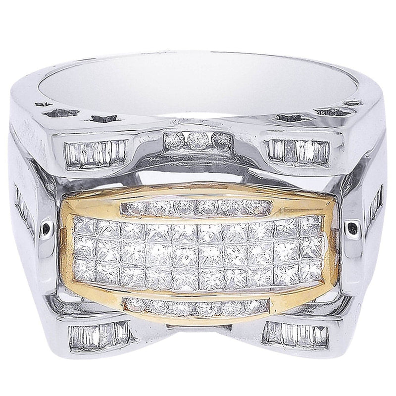 White Gold Mens Diamond Ring| 1.19 Carats| 12.19 Grams