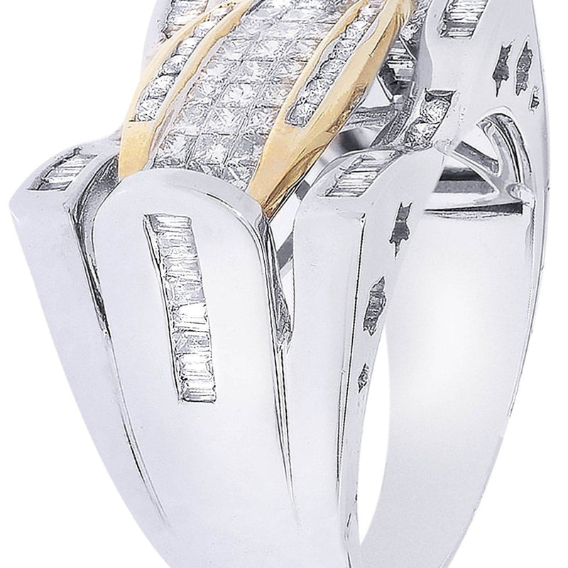 White Gold Mens Diamond Ring| 1.19 Carats| 12.19 Grams