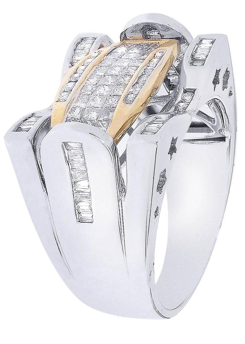 White Gold Mens Diamond Ring| 1.19 Carats| 12.19 Grams