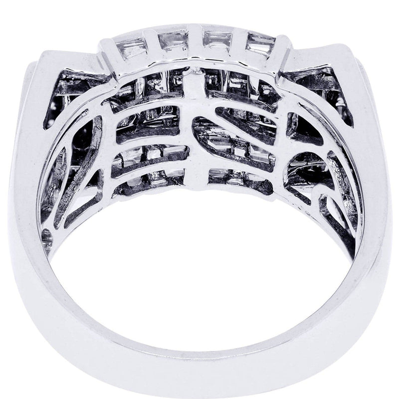 White Gold Mens Diamond Ring| 1.42 Carats| 13.16 Grams