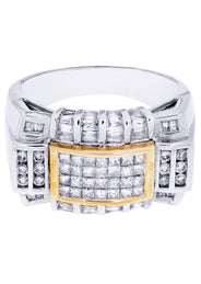White Gold Mens Diamond Ring| 1.42 Carats| 13.16 Grams