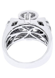 White Gold Mens Diamond Ring| 1.61 Carats| 12.16 Grams