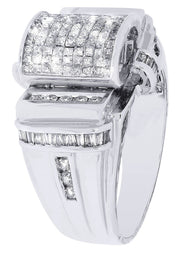 White Gold Mens Diamond Ring| 1.61 Carats| 12.16 Grams