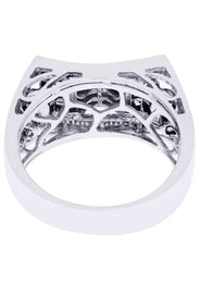 White Gold Mens Diamond Ring| 0.78 Carats| 10.64 Grams