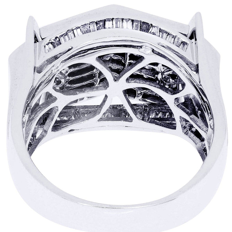White Gold Mens Diamond Ring| 1.45 Carats| 13.67 Grams