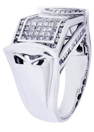 White Gold Mens Diamond Ring| 1.45 Carats| 13.67 Grams