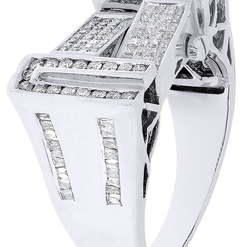 White Gold Mens Diamond Ring| 1.22 Carats| 11.83 Grams