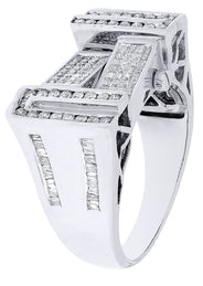 White Gold Mens Diamond Ring| 1.22 Carats| 11.83 Grams
