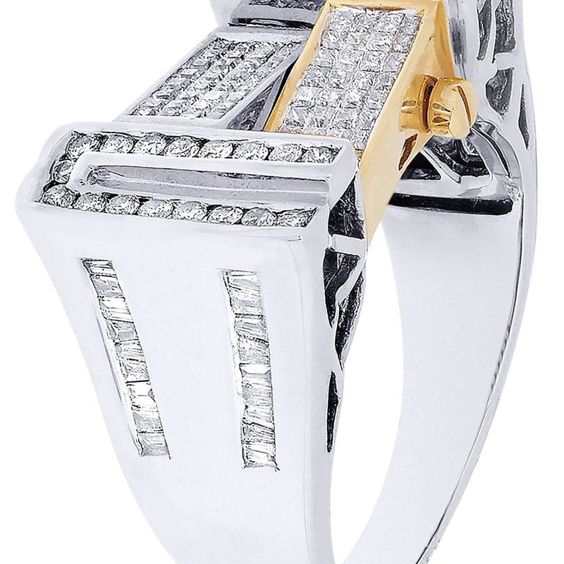 White Gold Mens Diamond Ring| 1.21 Carats| 11.74 Grams