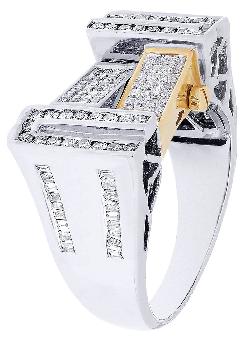 White Gold Mens Diamond Ring| 1.21 Carats| 11.74 Grams