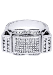 White Gold Mens Diamond Ring| 1.39 Carats| 11.66 Grams