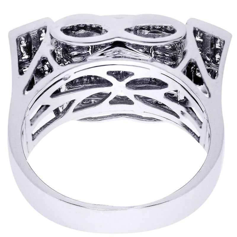 White Gold Mens Diamond Ring| 1.41 Carats| 11.41 Grams