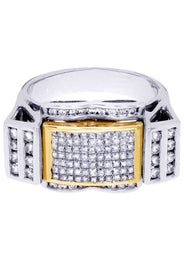 White Gold Mens Diamond Ring| 1.41 Carats| 11.41 Grams