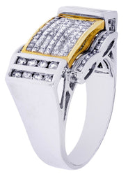 White Gold Mens Diamond Ring| 1.41 Carats| 11.41 Grams