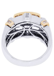 White Gold Mens Diamond Ring| 1.2 Carats| 12.95 Grams
