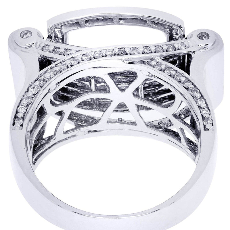 White Gold Mens Diamond Ring| 1.7 Carats| 15.5 Grams