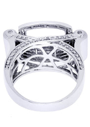 White Gold Mens Diamond Ring| 1.7 Carats| 15.5 Grams