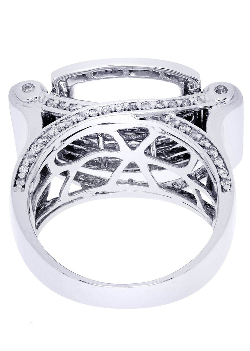 White Gold Mens Diamond Ring| 1.7 Carats| 15.5 Grams