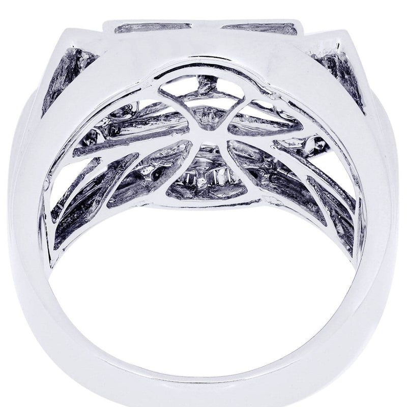 White Gold Mens Diamond Ring| 0.89 Carats| 13.65 Grams