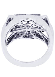 White Gold Mens Diamond Ring| 0.89 Carats| 13.65 Grams