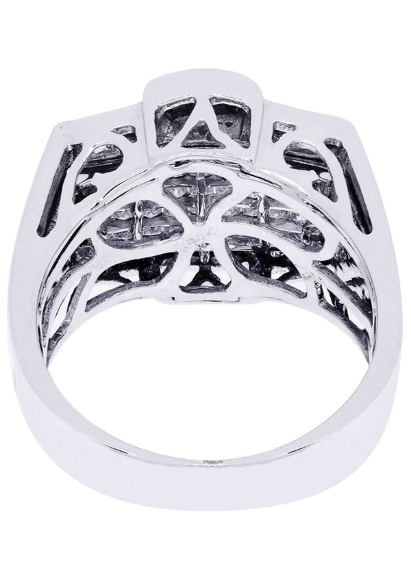 White Gold Mens Diamond Ring| 0.93 Carats| 10.63 Grams