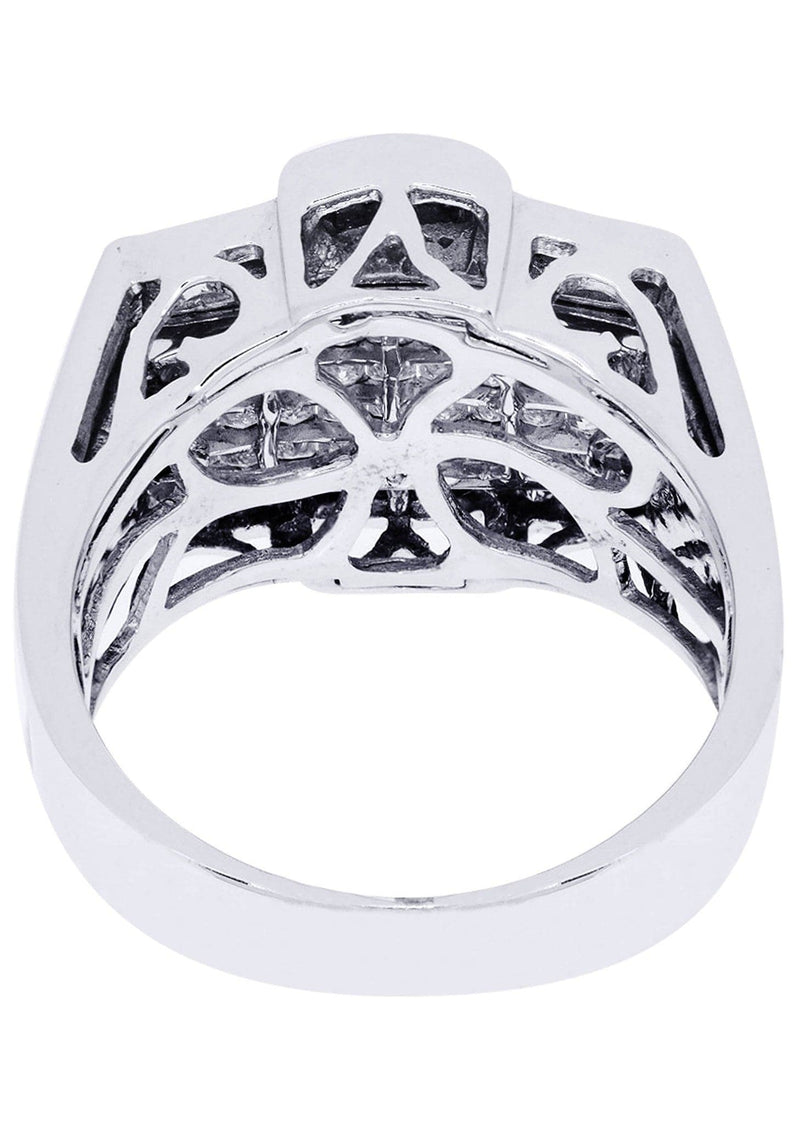 White Gold Mens Diamond Ring| 0.93 Carats| 10.63 Grams