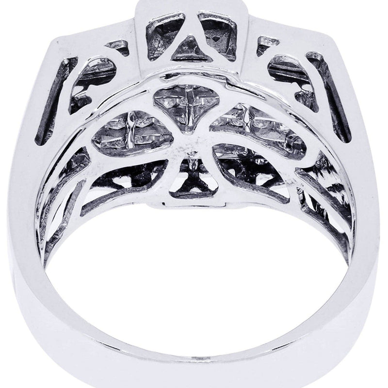 White Gold Mens Diamond Ring| 0.15 Carats| 11.55 Grams