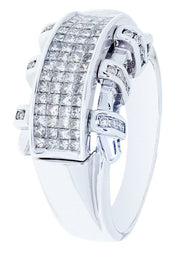 White Gold Mens Diamond Ring| 0.19 Carats| 10.75 Grams