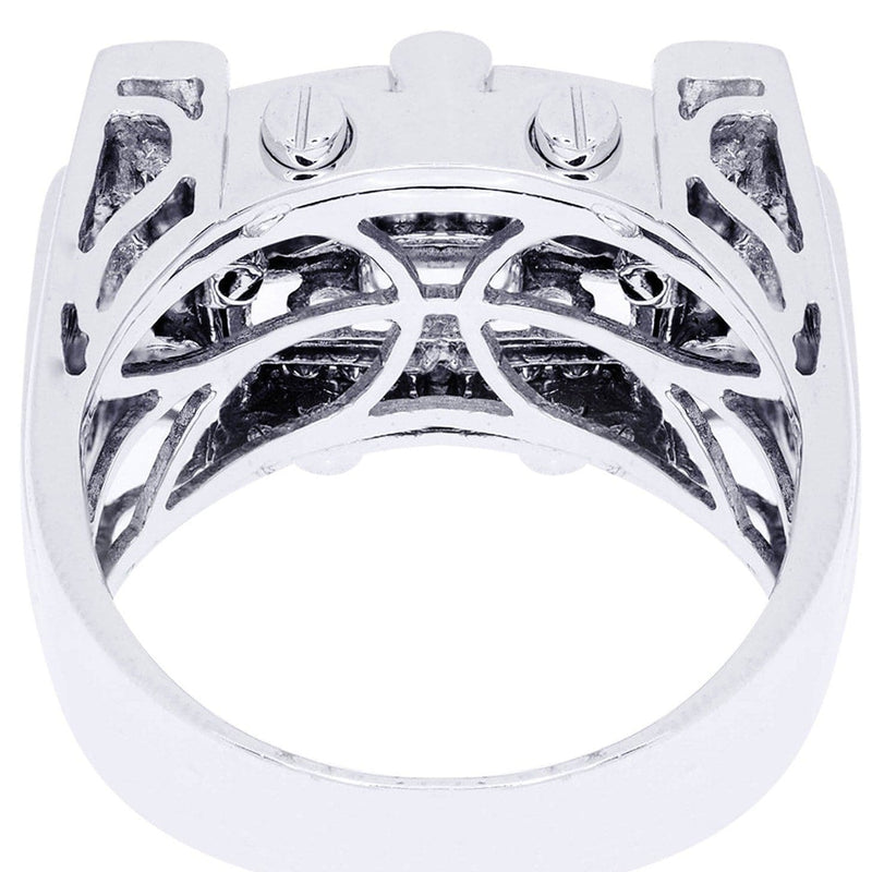 White Gold Mens Diamond Ring| 0.37 Carats| 13.7 Grams