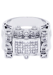 White Gold Mens Diamond Ring| 0.37 Carats| 13.7 Grams